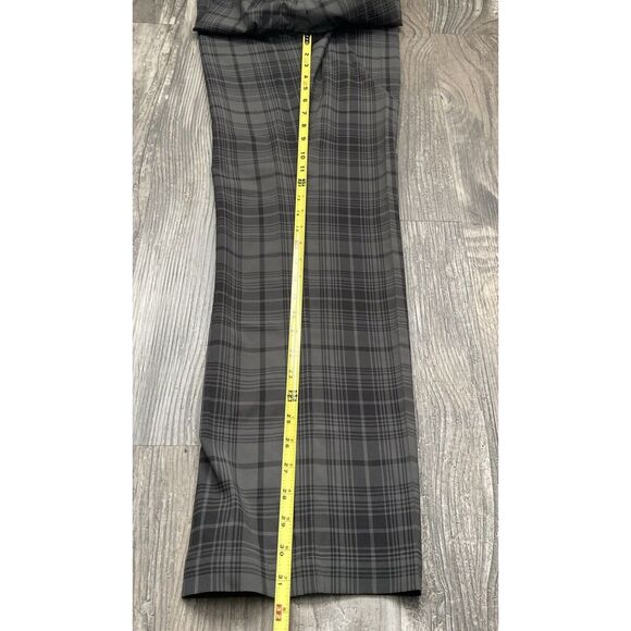 Nike Golf Pants Mens 32x32 Gray Black Tartan Plaid DriFit Performance Stretc - Picture 7 of 13